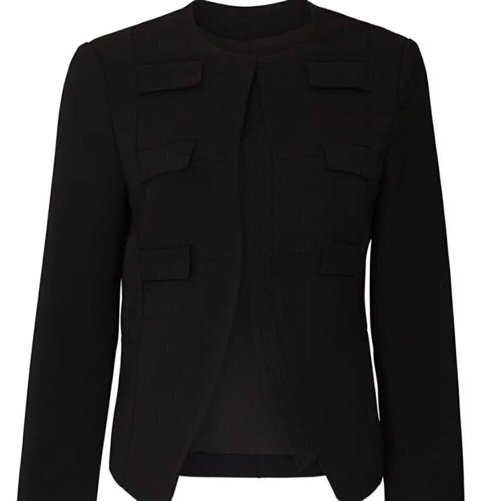 Derek Lam Military Blazer Black L